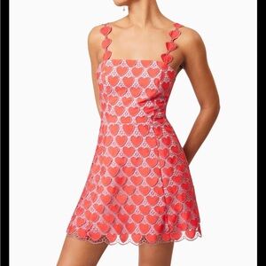 Elliatt Red and Pink Heart Mini Dress